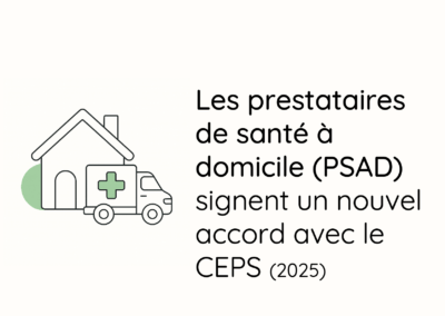 Les PSAD signent avec le CEPS un nouvel accord (2025)